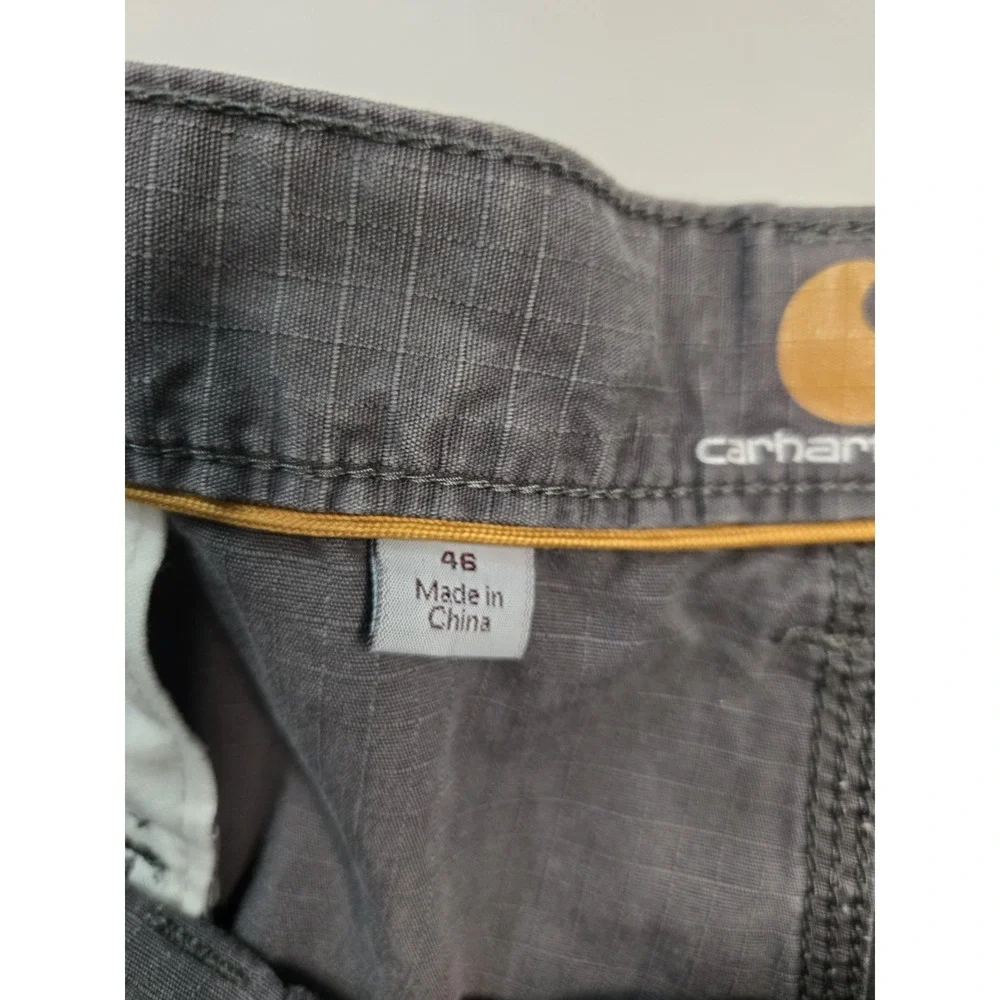 Carhartt Men's 46‎ Gray Force Tappen Relaxed Fit Ripstop Cargo Shorts 101168